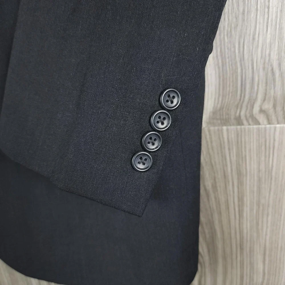 Pronto Uomo‎ Men's 2 Button Wool Blazer Size 42 Reg
